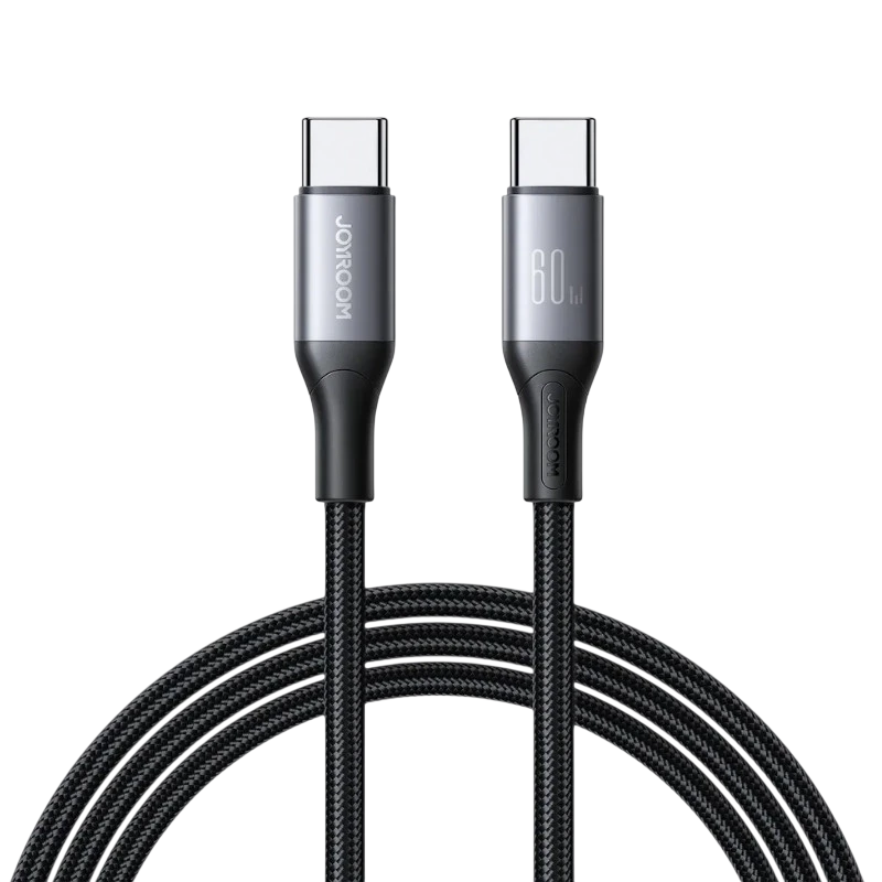 Câble USB‑C vers USB‑C Joyroom Flash Series 60 W 2 m, Noir